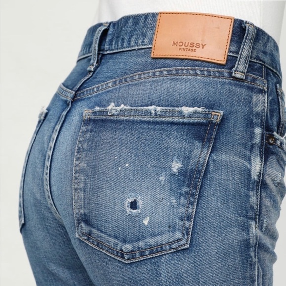 Moussy Vintage MV Lancaster Skinny Jeans in Blue 25 - Picture 7 of 15